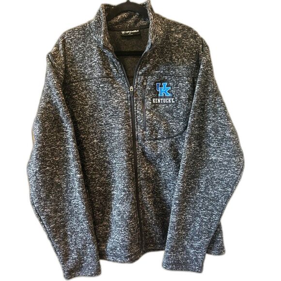 University of Kentucky Front Zip Jacket - Size Large - Unisex - Picture 1 of 5